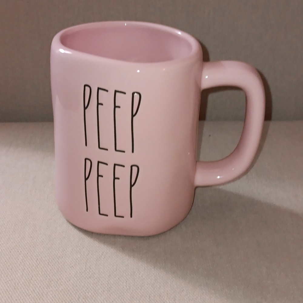 RAE DUNN artisan collection pink mug